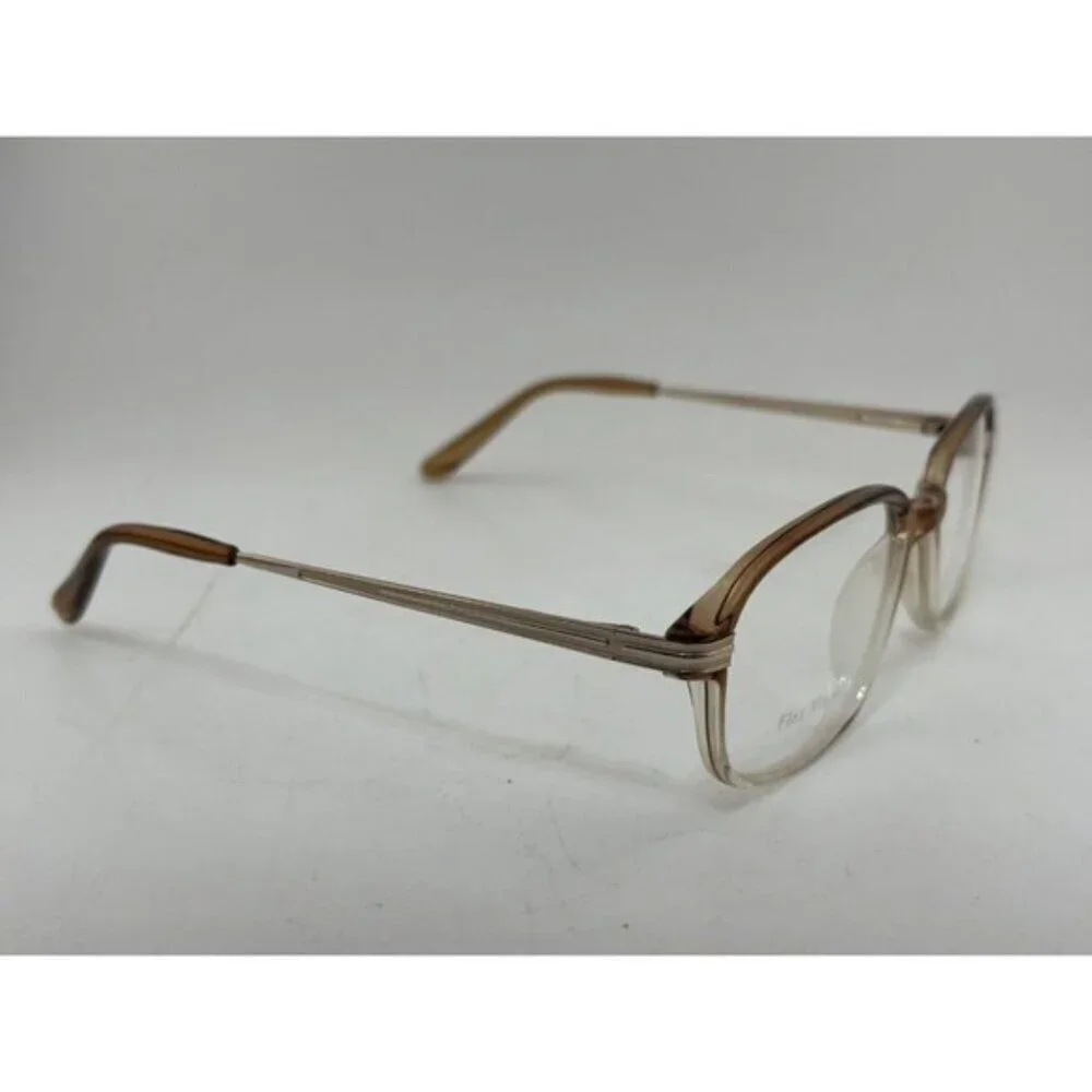 SOLO COLLECTION FLEX HINGE SOLO GP3045 53-18-140 LIGHT BROWN Eyeglass Frames - Picture 3 of 7
